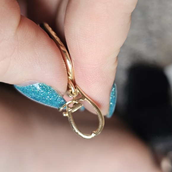 14k green sapphire pendant. Stamped 14k and tested. Green sapphire tested on gem - Picture 9 of 9